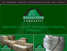 Tablet Screenshot of forestcityco.com